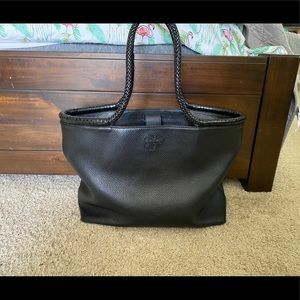 Tory Burch Braided Handle Tote